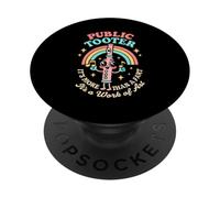 Pubblico Tooter Divertente Scoreggia Imbarazzante Umorismo Adulto Stupido Bavaglio PopSockets PopGrip Adesivo