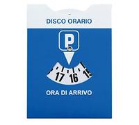 pubblimania Disco ORARIO Maxi con bustina Trasparente Protettiva in PVC Cm 11x14 (1 Disco Orario)