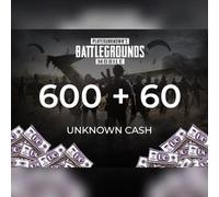 PUBG Mobile 600 + 60 UC (Unknown Cash) Official website Key - GLOBAL