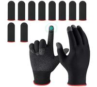 PUBG Mobile Game Finger Sleeve[12 Pack]Touch Screen Thumb Sleeve Traspirante con Traspirante Copridito da Gioco Professionale con Antiscivolo e Resistente al Sudore Alta Sensibilità per Giochi
