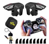 PUBG Mobile Trigger 13 in 1 Combo, 4 GamingTriggers Mobile Phone Game Controller per PUBG/Fortnite/Call of Duty/Rules of Survival, Mirano & Fire Trigger per iPhone e telefoni Android (ragazzo)