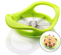 Pubiao Levatorsoli Taglierina per Frutta Divisore per Acciaio Inossidabile Durevole Metallo Taglierina per Mele Affettatrice per Frutta Manico ergonomico Utensile per Denocciolatura
