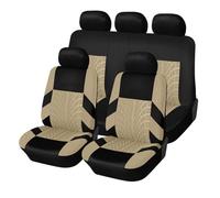 PUBIBD Auto Set Coprisedili per Maserati Ghibli (Tipo AM 336), Traspirante Antiscivolo Protezioni per Sedili, Coprisedile Anteriori E Posteriori Set Completo Durevole,D Beige