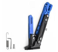 PUBIBD Cavalletto Laterale di Moto per Piaggio Beverly S 300/400 Modell 2021, Supporto Laterale di Moto, Supporto di Parcheggio Laterale per Moto Lato Staffa di Parcheggio,A Blue