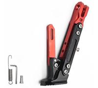 PUBIBD Cavalletto Laterale di Moto per Piaggio Beverly S 300/400 Modell 2021, Supporto Laterale di Moto, Supporto di Parcheggio Laterale per Moto Lato Staffa di Parcheggio,D Red