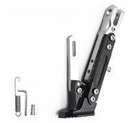 PUBIBD Cavalletto Laterale di Moto per Yamaha MT-01 kodo, Supporto Laterale di Moto, Supporto di Parcheggio Laterale per Moto Lato Staffa di Parcheggio,C Silver