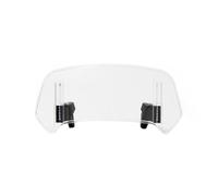 PUBIBD Estensione Parabrezza Moto per Vespa GTS GTV 250 300, Clip-On Regolabile Deflettore Parabrezza Moto Spoiler, Rialzato Prolunga per Parabrezza per Moto,28cm*12cm-Transparent