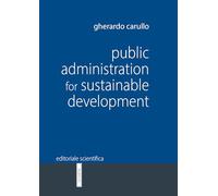 Public administration for sustainable development