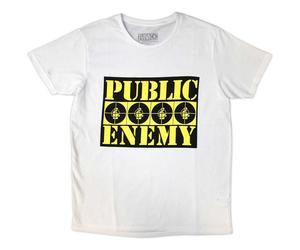 Public Enemy Four Logos ufficiale Uomo maglietta unisex