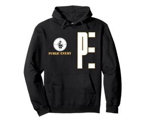 Public Enemy PE Target Nero Felpa con Cappuccio