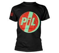 Public Image Limited 'Original Logo' (Nero) Maglietta - NUOVO E UFFICIALE