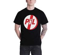 Public Image Limited T Shirt classic PIL band Logo Ufficiale punk Uomo nero