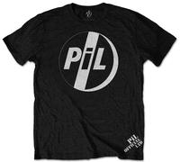 Public Image Ltd 'Logo Bianco' (Nero) T-Shirt - Nuovo