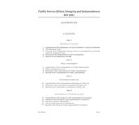 Public Service (Ethics,Integrity and Independence) Bill: HOL Bill 62 24/26