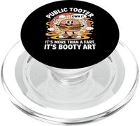 Public Tooter Divertente Farting humor cheeseburger PopSockets PopGrip per MagSafe