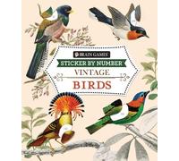 Brain Games - Sticker by Number - Vintage: Birds (Tascabile)