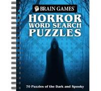 Publications International Ltd Br Brain Games - Horror Word Searc (Anello, filo)