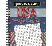 Publications International Ltd Brain Brain Games - USA Word Searc (Anello, filo)