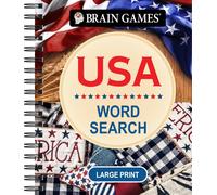 Publications International Ltd Brain Games - USA Word Search - (Anello, filo)