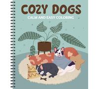Publications International Ltd New S Calm and Easy Coloring: Coz (Anello, filo)