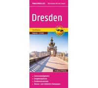 Publicpress Stadtplan Dresden 1:16.000: Touristischer Stadtplan mit Sehenswürdigkeiten und Straßenverzeichnis. 1:16000