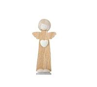 Publilancio srl 4 PZ Angelo in Gres e legno 16.5 cm BOMBONIERA