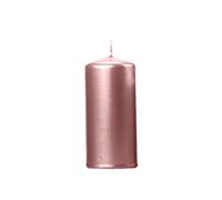 6 PZ Candela Moccolo ROSA ANTICO 12x6 cm 0RU8