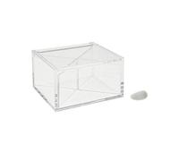 Publilancio srl 6X Scatola Plexiglass portaconfetti 10x10x6 con Separatori BOMBONIERA