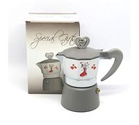 Publilancio srl Moka Caffettiera da 12 cm Dance con Coppia BOMBONIERA
