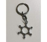 Publilancio srl Portachiavi ATOMO bomboniera laurea biologia chimica Argento