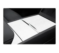PUBUGPDPAG Copertura Trim Interni per Tesla per Model 3 per Highland per Model Y per Juniper 2025 Adesivo Pannello di Controllo Centrale Toppa Console Centrale Auto Interni Accessori(Vertical Grain)