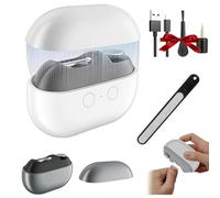 Pubyfun/Fanyil/Glosrity Easyclip Smart Nail Clipper, Upgraded Electric Nail Clipper Set, 2 Speeds Automatic Nail Trimmer With Led Light & Clip Storage, For Adults, Seniors(White)