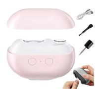 Pubyfun/Fanyil/Yosody/Vianys/Glosrity Easyclip Smart Nail Clipper, Electric Nail Clippers Polisher 2 in 1 Portable Fingernail Cutter with Light,USB Rechargeable Safety Trimmer for Kids Seniors(Pink)