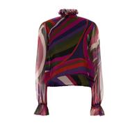 Pucci - Blusa con Stampa Iride e Maniche a Palloncino - - Blouses & Shirts - Donna - Multicolore - M
