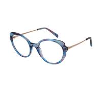 Pucci da Donna Vista EP5193 086 Blu Cerchio Completo Plastica Rotondo Telai 52mm