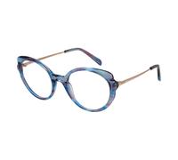 Pucci da Donna Vista EP5193 086 Blu Cerchio Completo Plastica Rotondo Telai 52mm