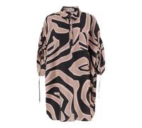 Pucci, ,Dresses ,Donna ,Multicolore ,XL Abito di seta con stampa labirinto