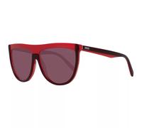 Emilio Pucci EP0087 6071F Women's Sunglasses - Burgundy Frame, Brown Gradient Lenses, Ø 60mm