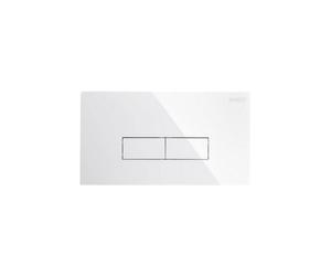 Pucci Kit Placca ECO Bianca 2 Pulsanti con Telaio Per Cassette di Scarico Pucci 330 x 180 spessore 12 mm mod. 80179560