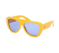 Emilio Pucci Donna EP0231 39V Occhiali da sole Acetato Giallo Blu Pilot Normale