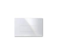 PUCCI Placca bianca per cassetta scarico ad incasso Linea SARA