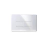 PUCCI Placca cromata per cassetta doppio scarico incasso Linea ECO
