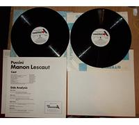 puccini manon lescaut, del monaco, tebaldi. GOS 607/8 2LP VINILE