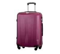 PUCCINI Valigetta rigida Parigi, bagaglio a mano, leggera, con 4 ruote, S-M-L-XL, rosso vivo, s, Valigia piccola