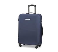 PUCCINI Valigetta rigida San Diego, bagaglio a mano, leggera, con 4 ruote, M-L-XL, Blu scuro, L, Valigia media