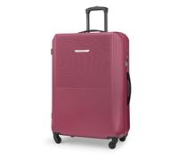 PUCCINI Valigetta rigida San Diego, bagaglio a mano, leggera, con 4 ruote, M-L-XL, rosso vivo, L, Valigia media