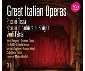 Puccini/ Verdi/ Rossini/ Giulini/ Tebaldi - Great Italian Operas