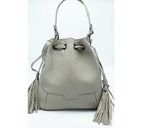 Puccio Pucci TRLBC100045, Borsa di Pelle Womens, Grigio Chiaro, 27x29x15 cm