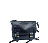 Puccio Pucci TRLBC100063, Borsa di Pelle Womens, Blu Navy, 22x17x9 cm