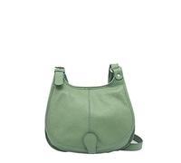 Puccio Pucci TRLBC100094, Borsa di Pelle Womens, Acqua Verde, 30x23x7 cm